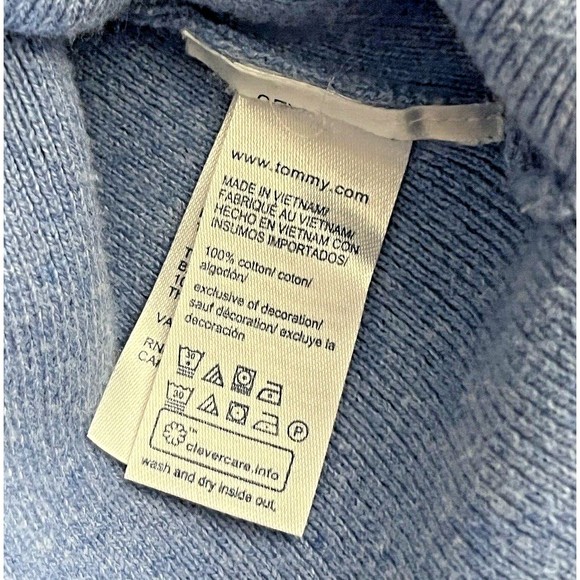 Tommy Hilfiger Sweater Women's Large‎ Stretch Pullover Collar Shirt Long Sleeve - Picture 8 of 8